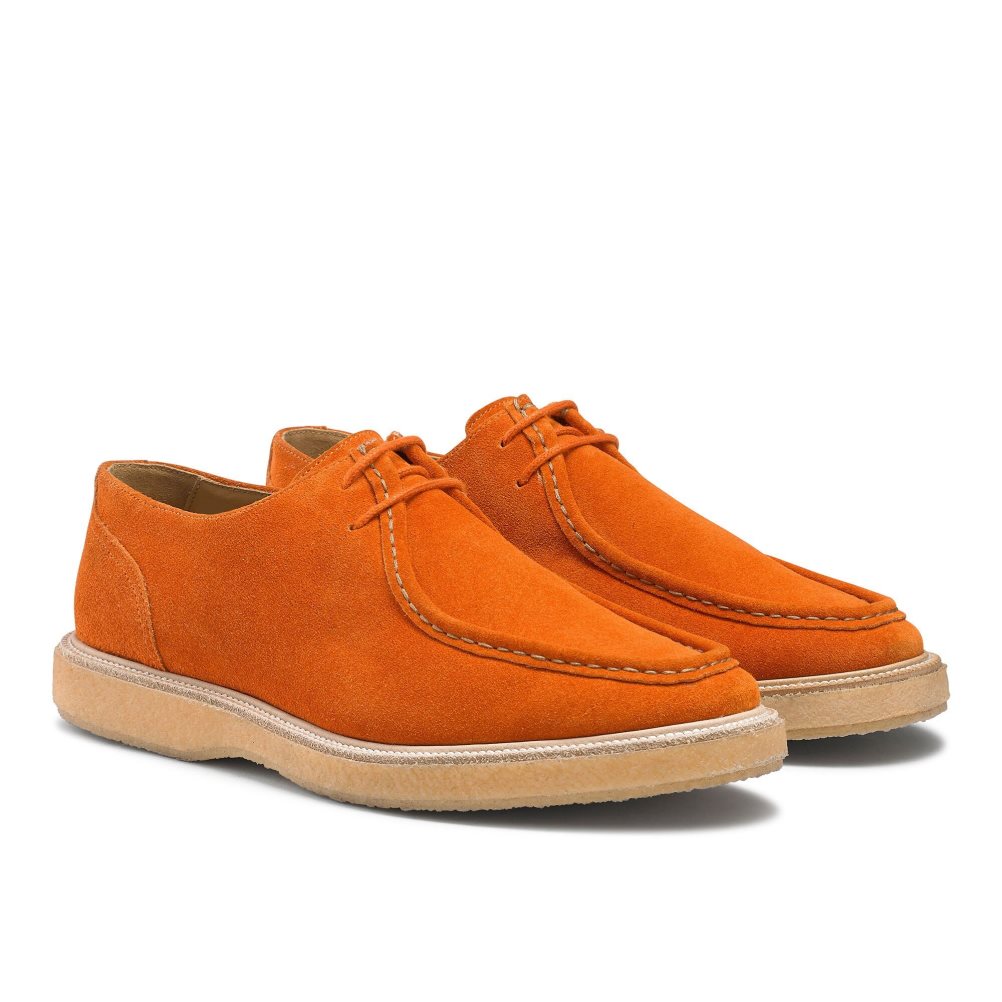 Férfi Russell And Bromley Algonquin Crepe Sole Trappeur Derby Cipő Narancssárga | 397581GZE