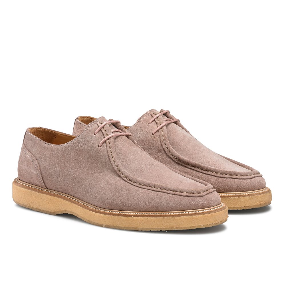 Férfi Russell And Bromley Algonquin Crepe Sole Trappeur Derby Cipő Rózsaszín | 425970RNK