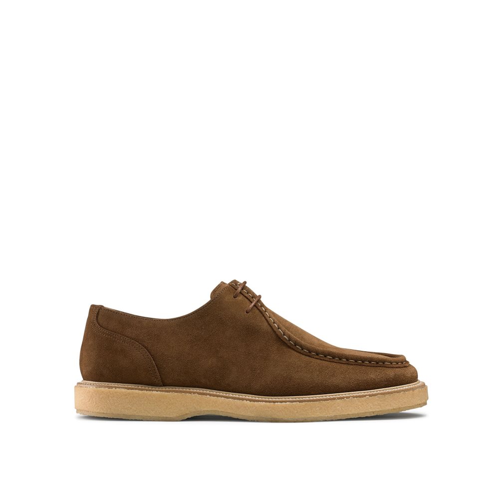 Férfi Russell And Bromley Algonquin Crepe Sole Trappeur Derby Cipő Barna | 935460CNK