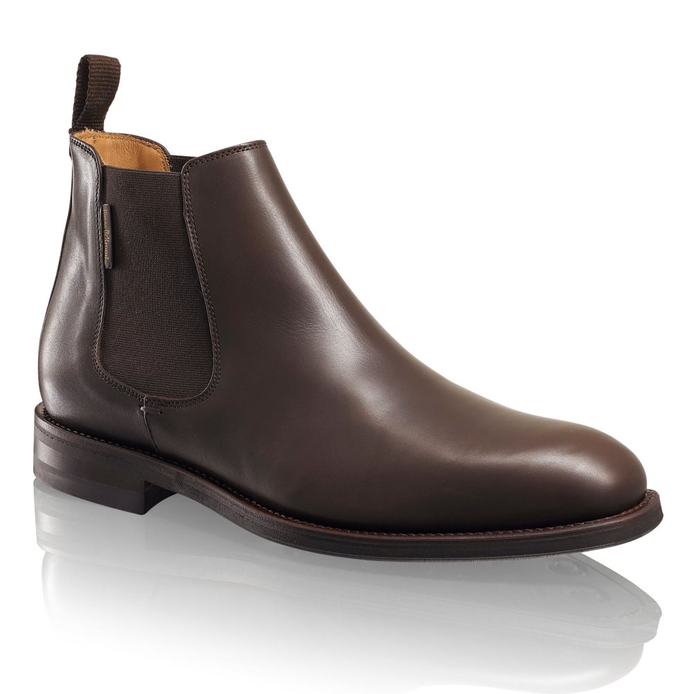 Férfi Russell And Bromley Burlington Chelsea Csizma Csokoládé | 027896ZEQ