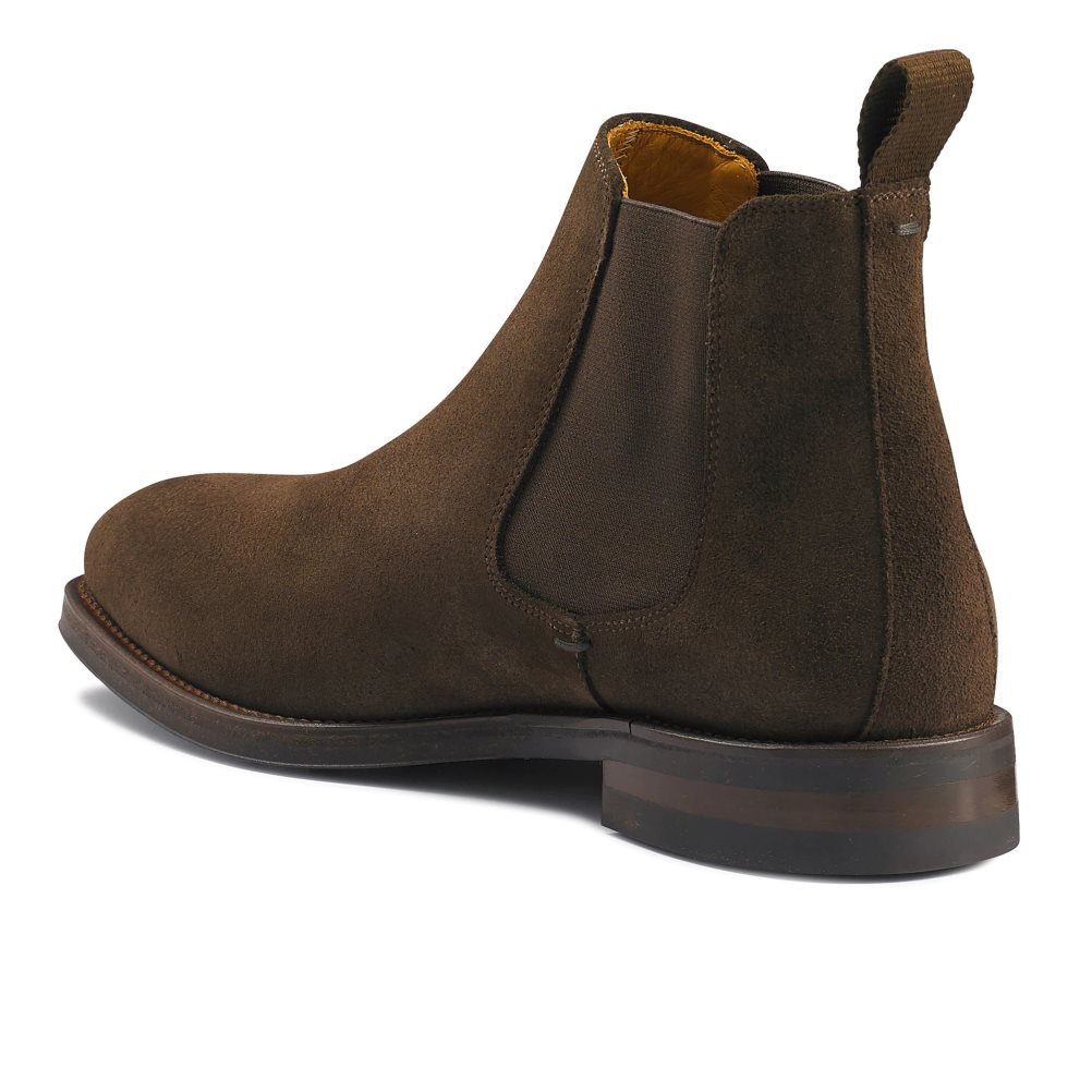 Férfi Russell And Bromley Burlington Chelsea Csizma Sötétbarna | 892401QXI