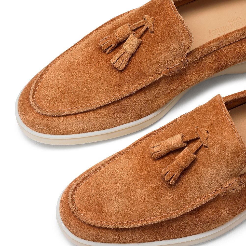 Férfi Russell And Bromley Cambria Tassel Loafer Cipő Barna | 068912OUK