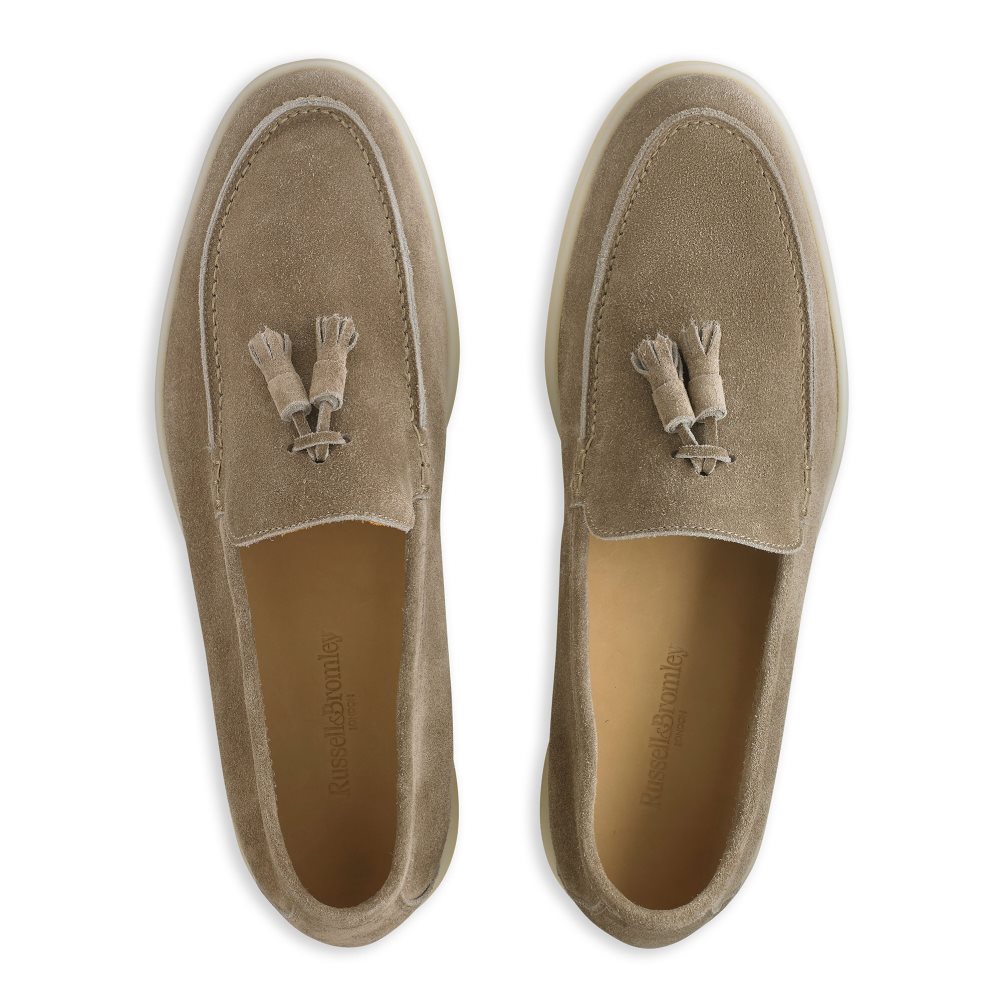 Férfi Russell And Bromley Cambria Tassel Loafer Cipő Barna | 745801QOW