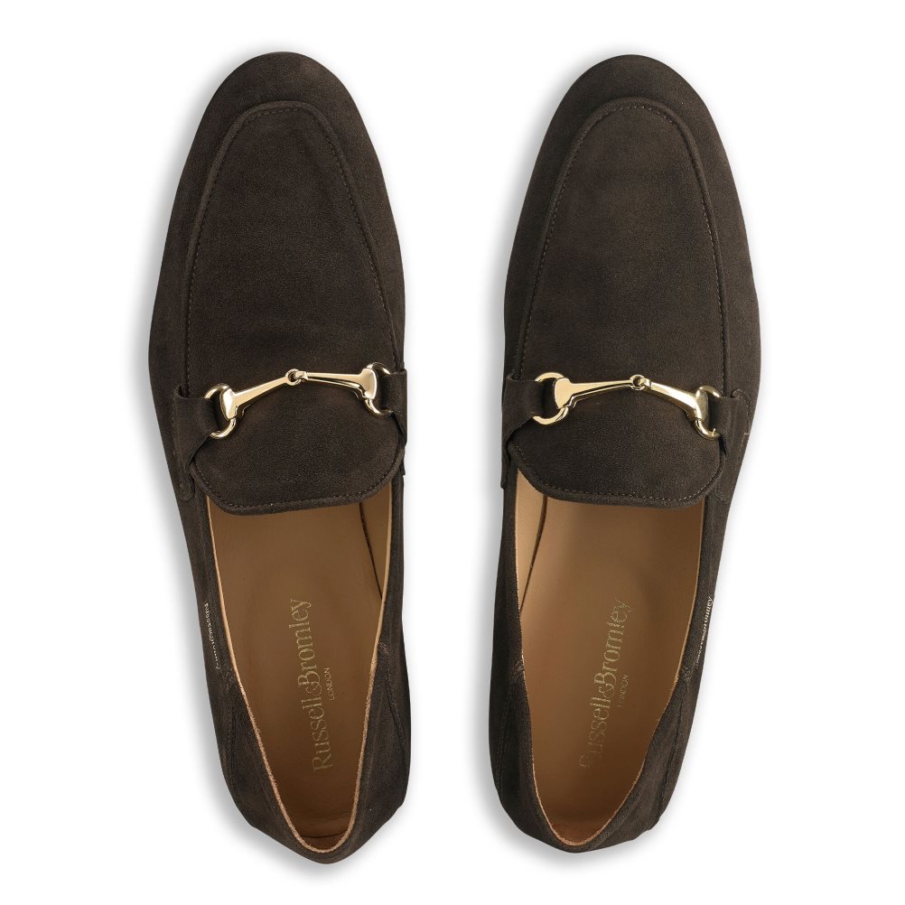 Férfi Russell And Bromley Loafer M Snaffle Ruha Cipő Csokoládé | 359407HIO