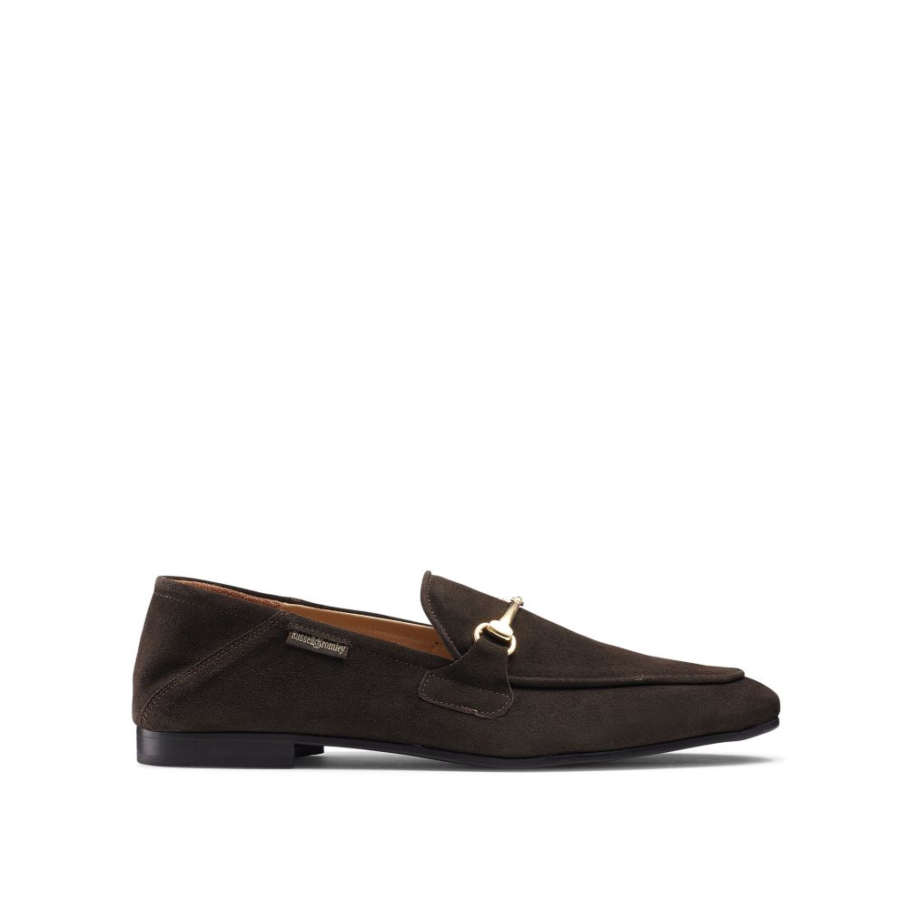 Férfi Russell And Bromley Loafer M Snaffle Ruha Cipő Csokoládé | 359407HIO