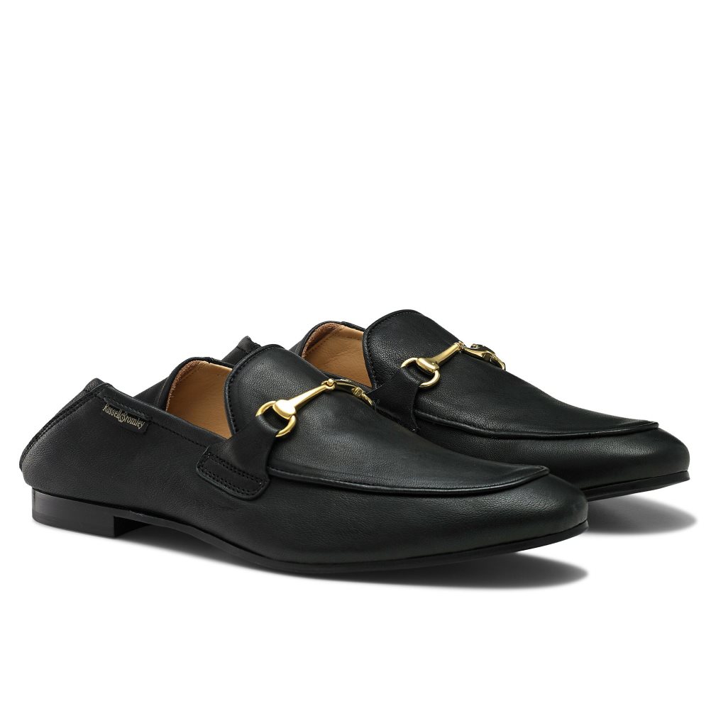 Férfi Russell And Bromley Loafer M Snaffle Ruha Cipő Fekete | 489712BCR