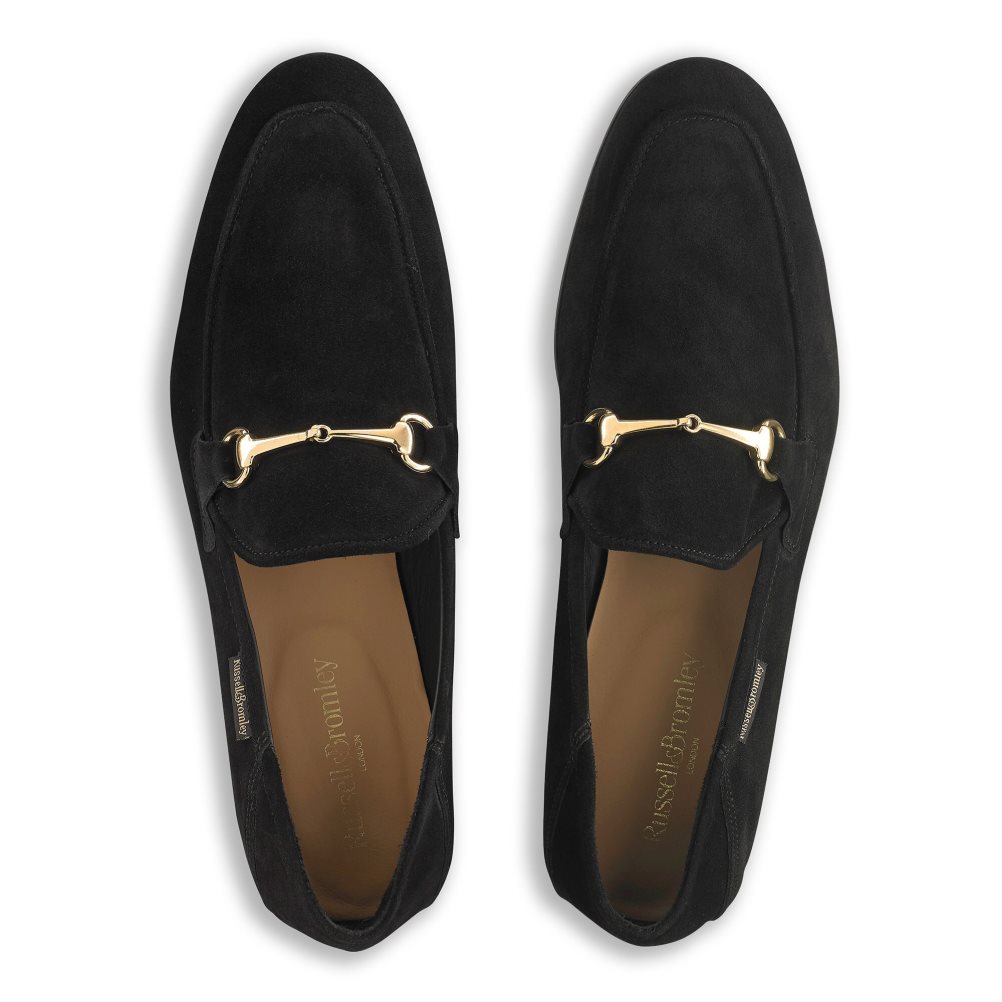 Férfi Russell And Bromley Loafer M Snaffle Ruha Cipő Fekete | 908231XJD