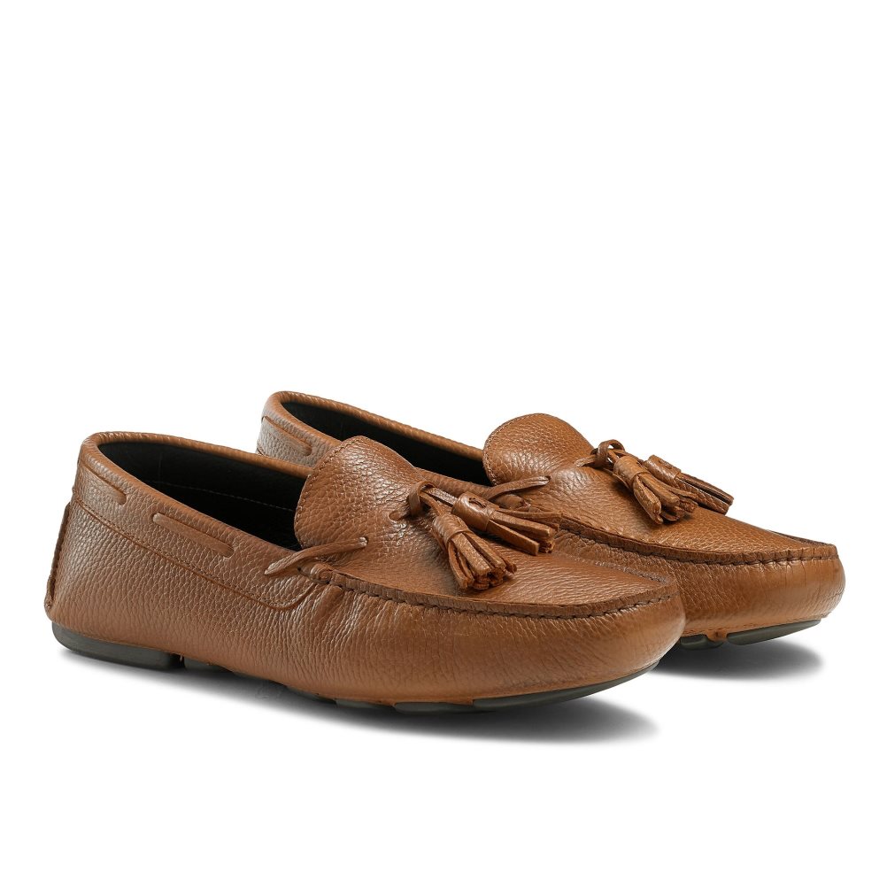 Férfi Russell And Bromley Monza Tassel Mokaszin Barna | 809346BYQ