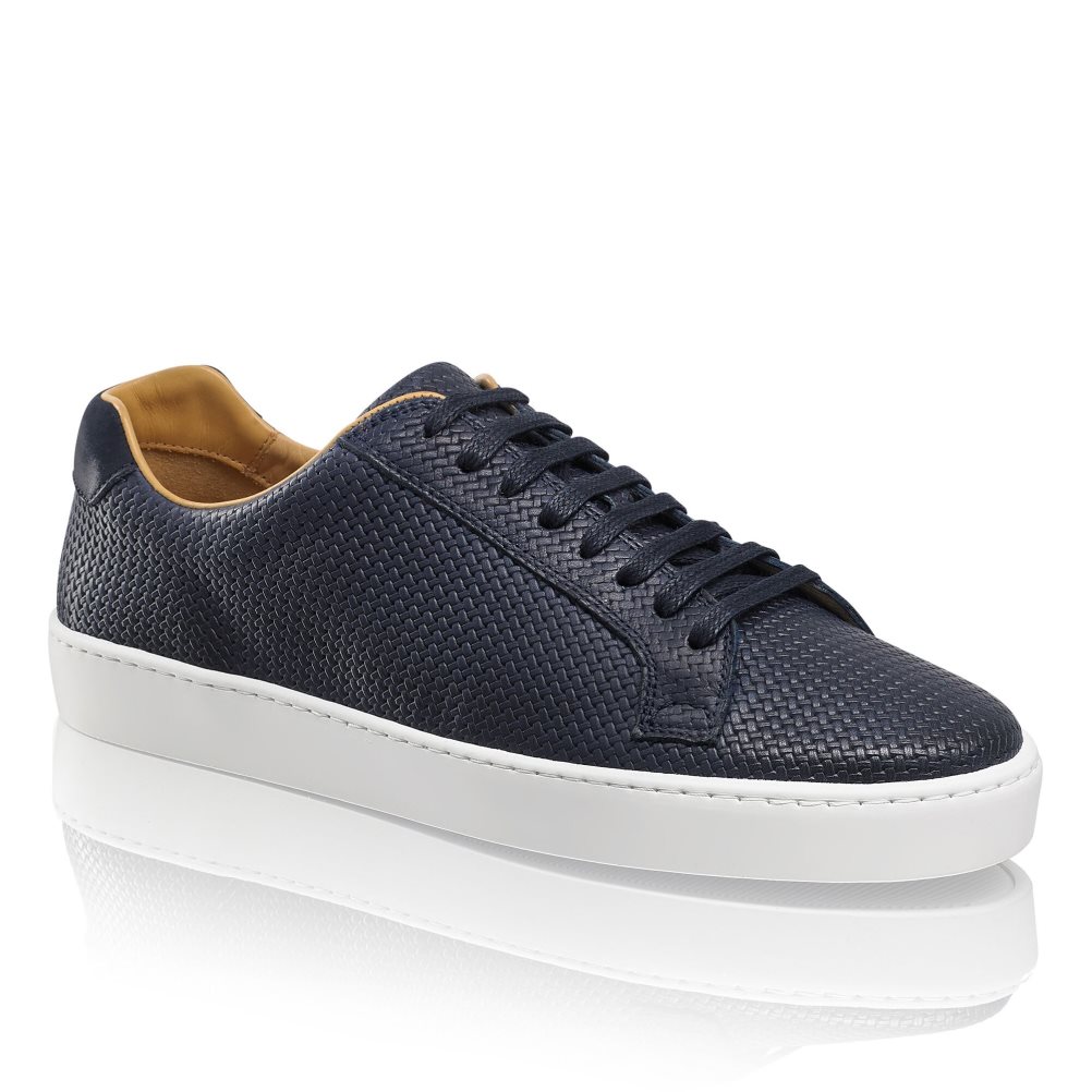 Férfi Russell And Bromley Park Run Low-top Tornacipő Sötétkék | 138267KGR