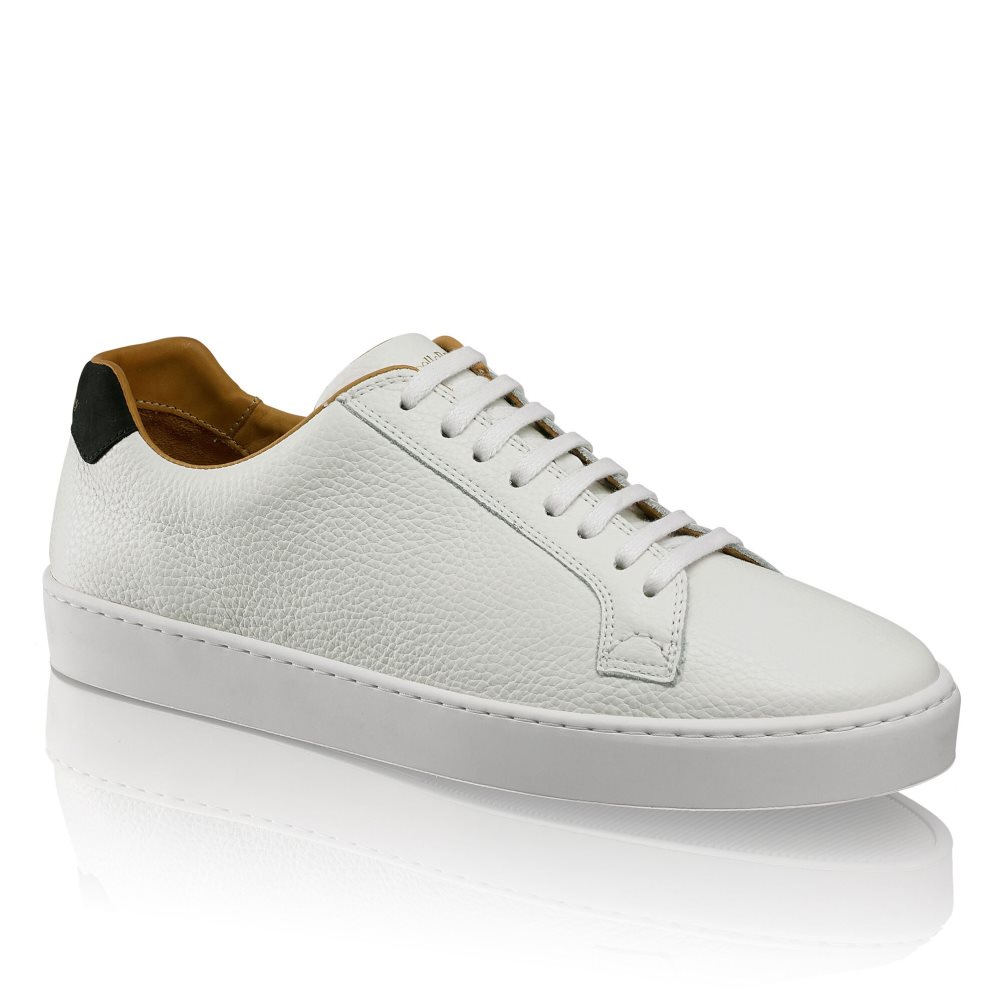 Férfi Russell And Bromley Park Run Low-top Tornacipő Fehér | 561824VEJ