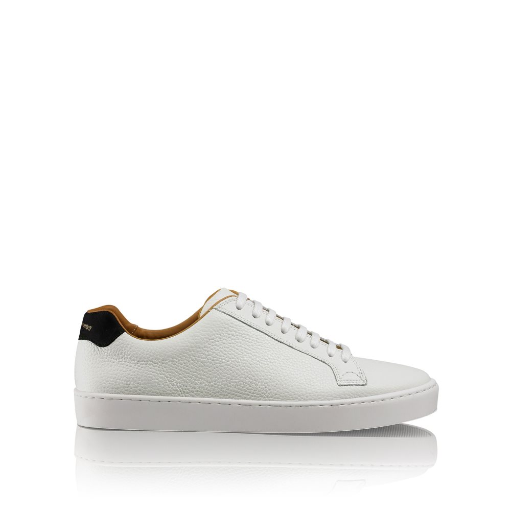 Férfi Russell And Bromley Park Run Low-top Tornacipő Fehér | 561824VEJ