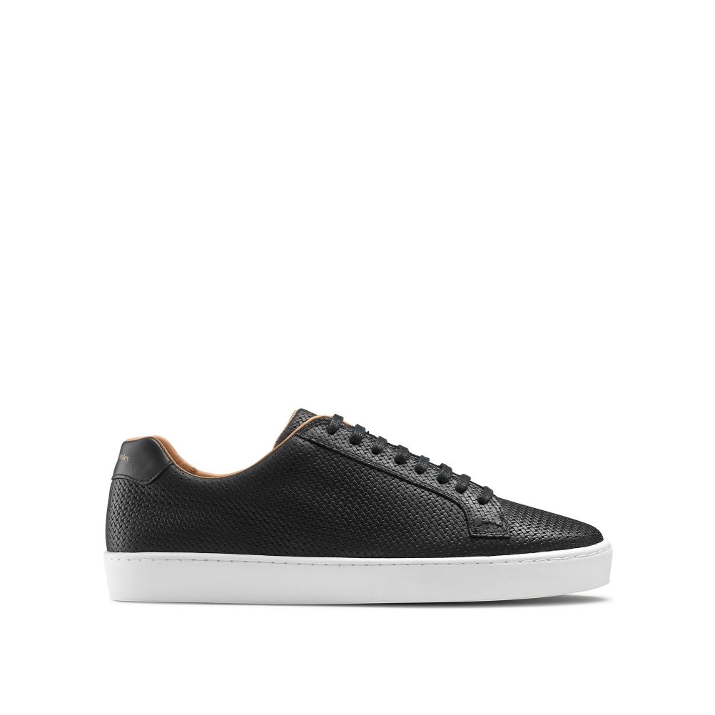 Férfi Russell And Bromley Park Run Low-top Tornacipő Fekete | 690385LZM