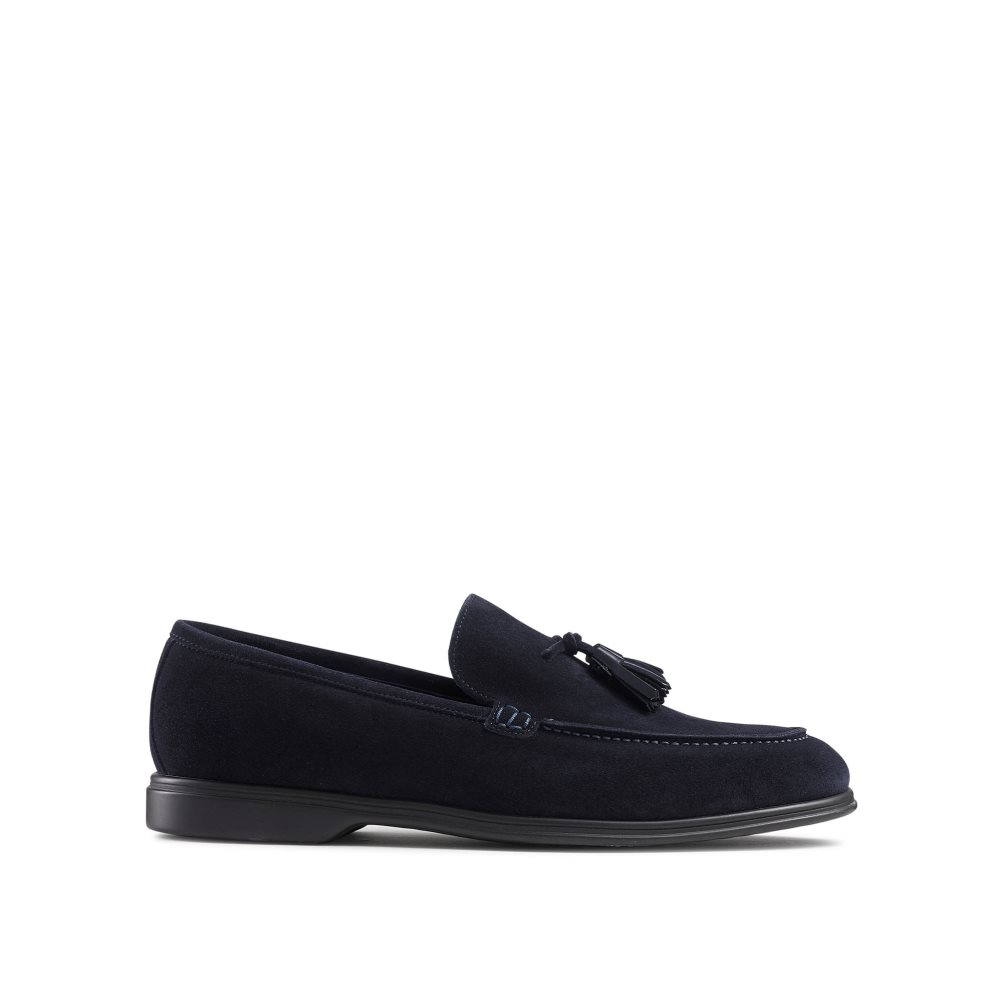 Férfi Russell And Bromley Tassel Tassel Ruha Cipő Sötétkék | 054719ESR