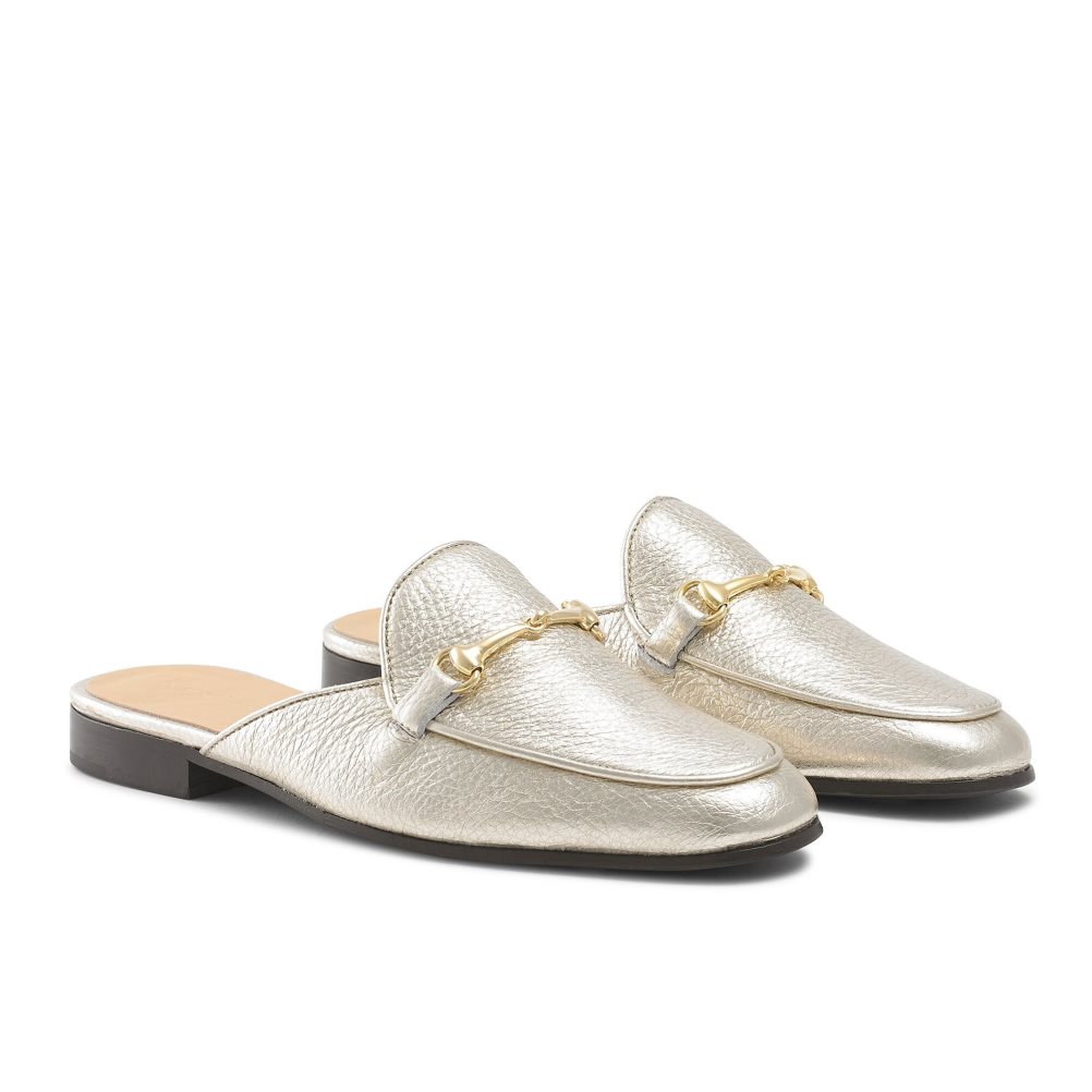 Női Russell And Bromley Backless Loafer Cipő Arany | 798063CVA