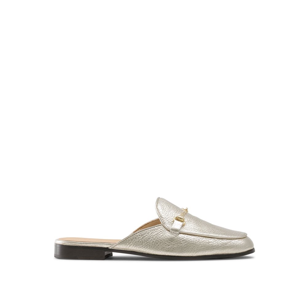 Női Russell And Bromley Backless Loafer Cipő Arany | 798063CVA