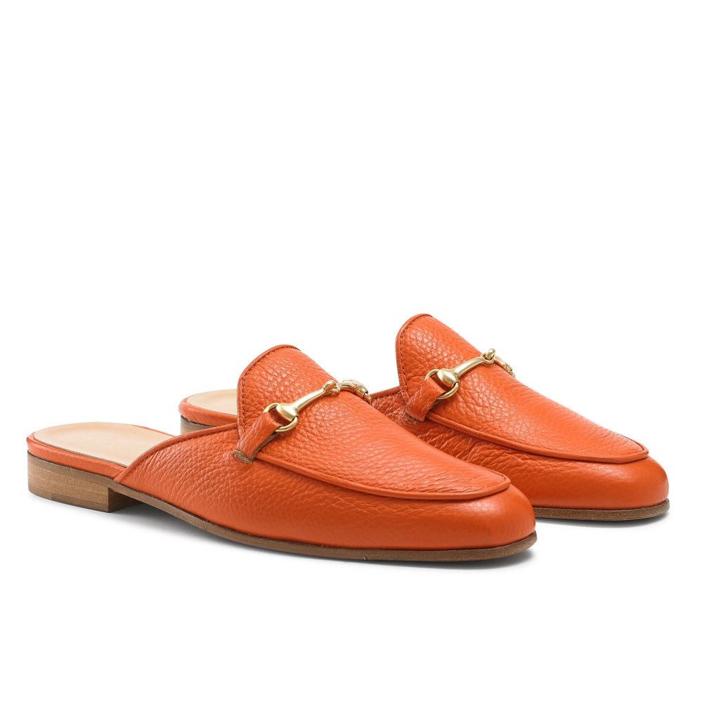 Női Russell And Bromley Backless Loafer Cipő Narancssárga | 830217UPY