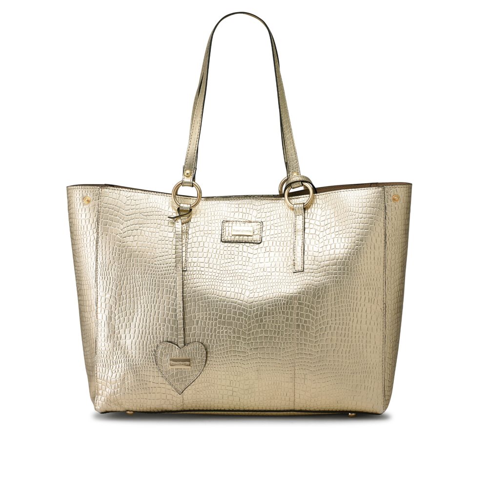 Női Russell And Bromley Cabana Oversized Shopper Hordtáskák Arany | 958403ARP