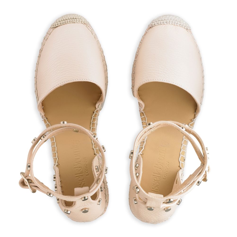 Női Russell And Bromley Coinwraphi Espadrille Éktalpú Cipő Rózsaszín | 192487MYI