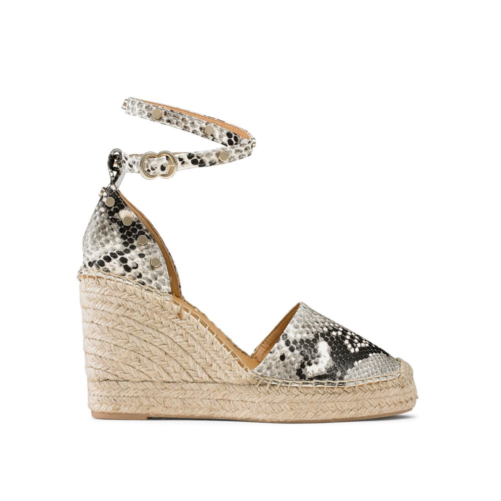 Női Russell And Bromley Coinwraphi Espadrille Éktalpú Cipő Kígyóbőr | 864175SRM