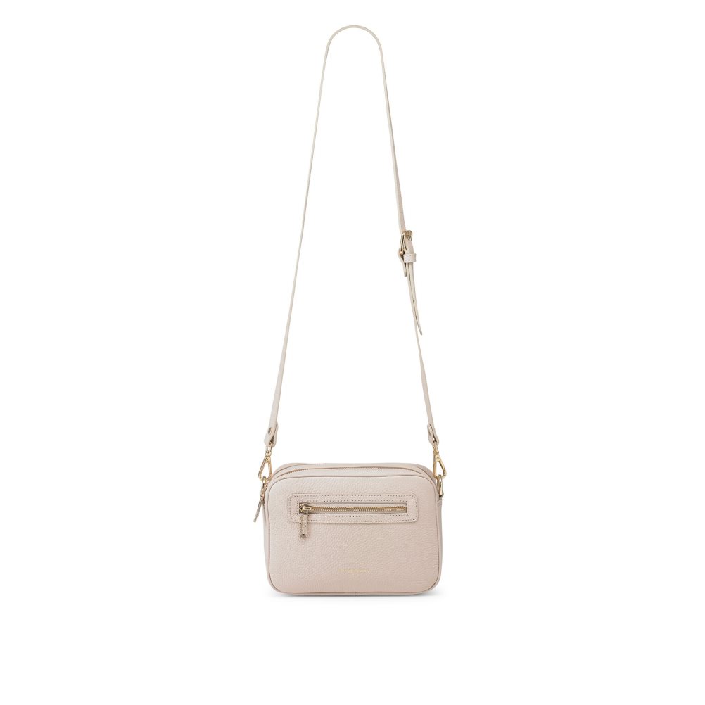 Női Russell And Bromley Dynamic Triple Zip Camera Crossbody Táska Rózsaszín | 986104UCS