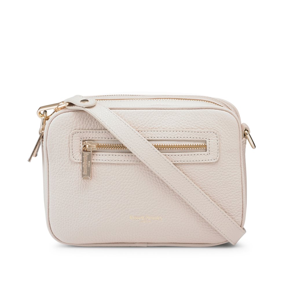 Női Russell And Bromley Dynamic Triple Zip Camera Crossbody Táska Rózsaszín | 986104UCS