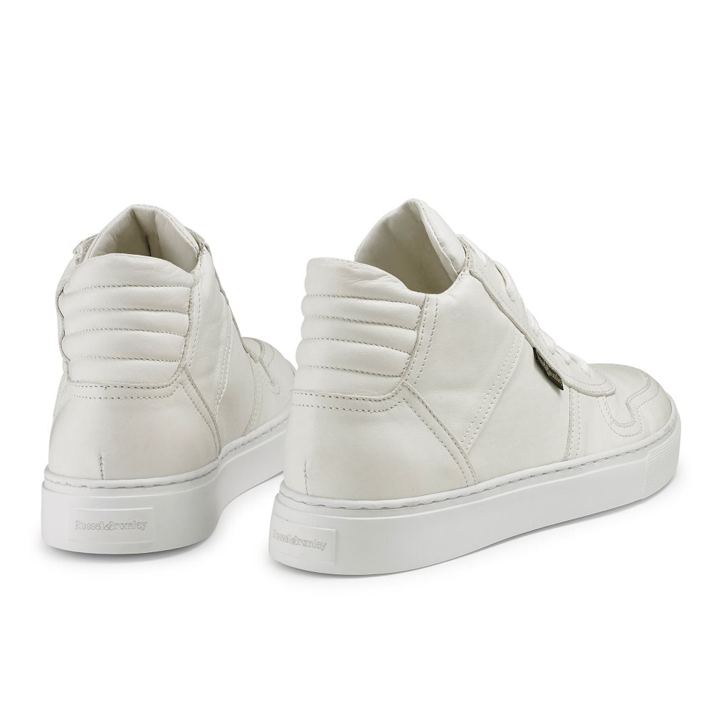 Női Russell And Bromley Hornet High Top Tornacipő Fehér | 368524QAT