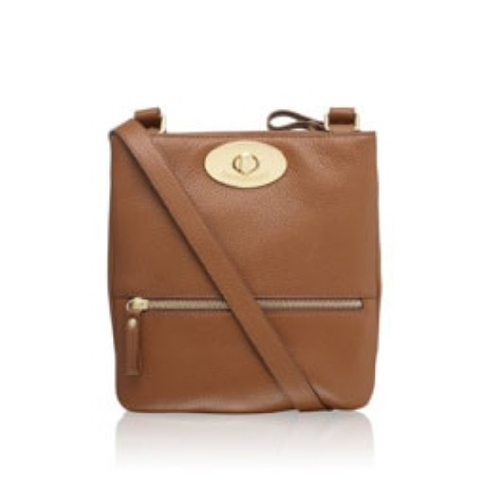 Női Russell And Bromley Lincoln Turnlock Crossbody Táska Barna | 694520VXT