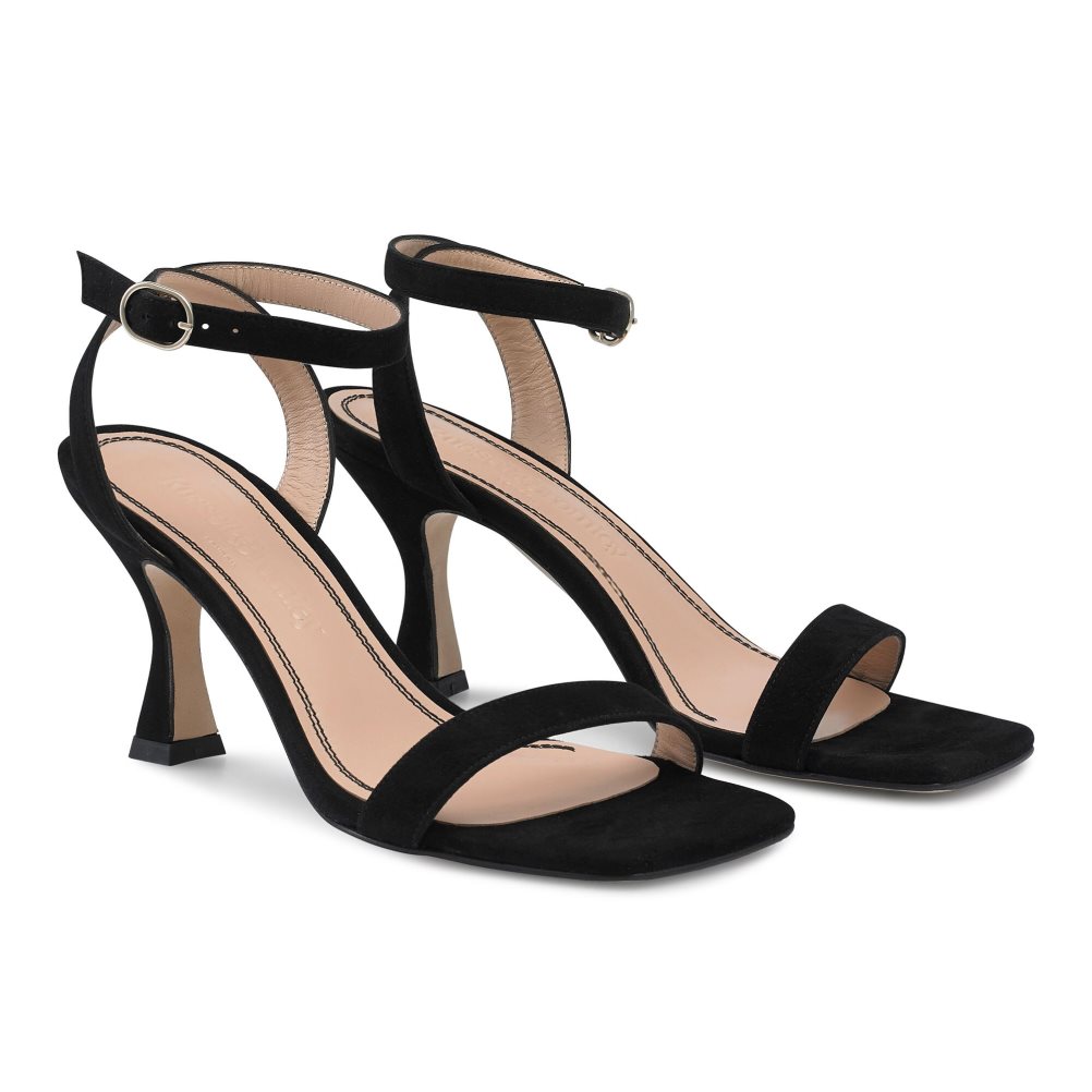 Női Russell And Bromley Negroni Two Part Magassarkú Szandál Fekete | 514982KIA