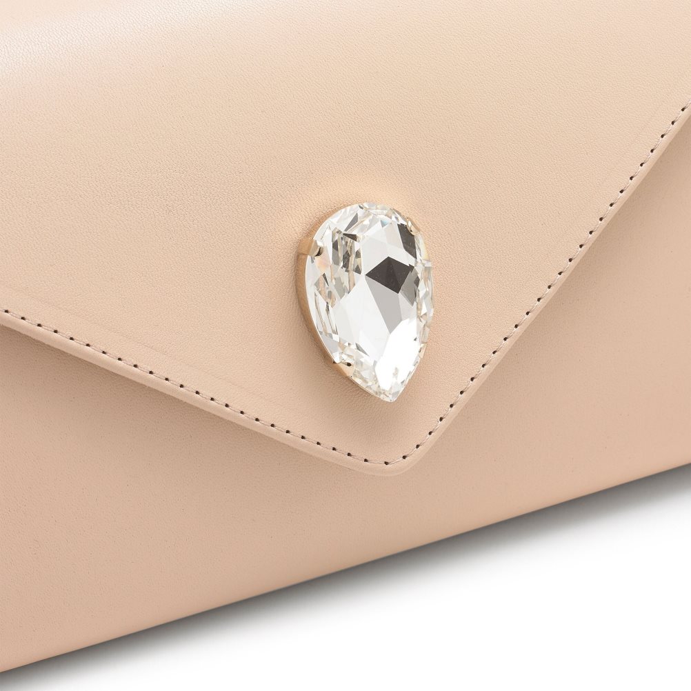 Női Russell And Bromley Olympia Gem Clutch Táska Bézs | 418526TGK