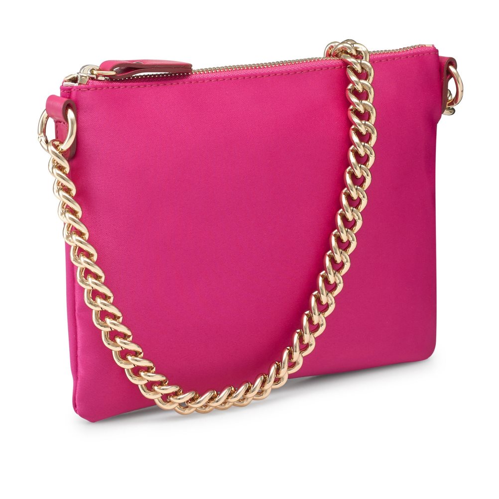 Női Russell And Bromley On Point Chain Zip Pouch Válltáskák Rózsaszín | 487916WJA