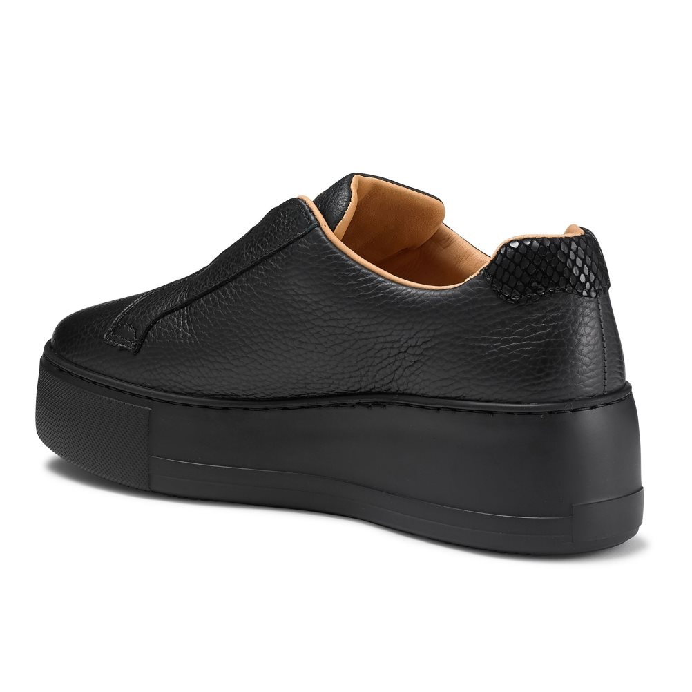 Női Russell And Bromley Park Up Flatform Laceless Platform Cipő Fekete | 526193WLU