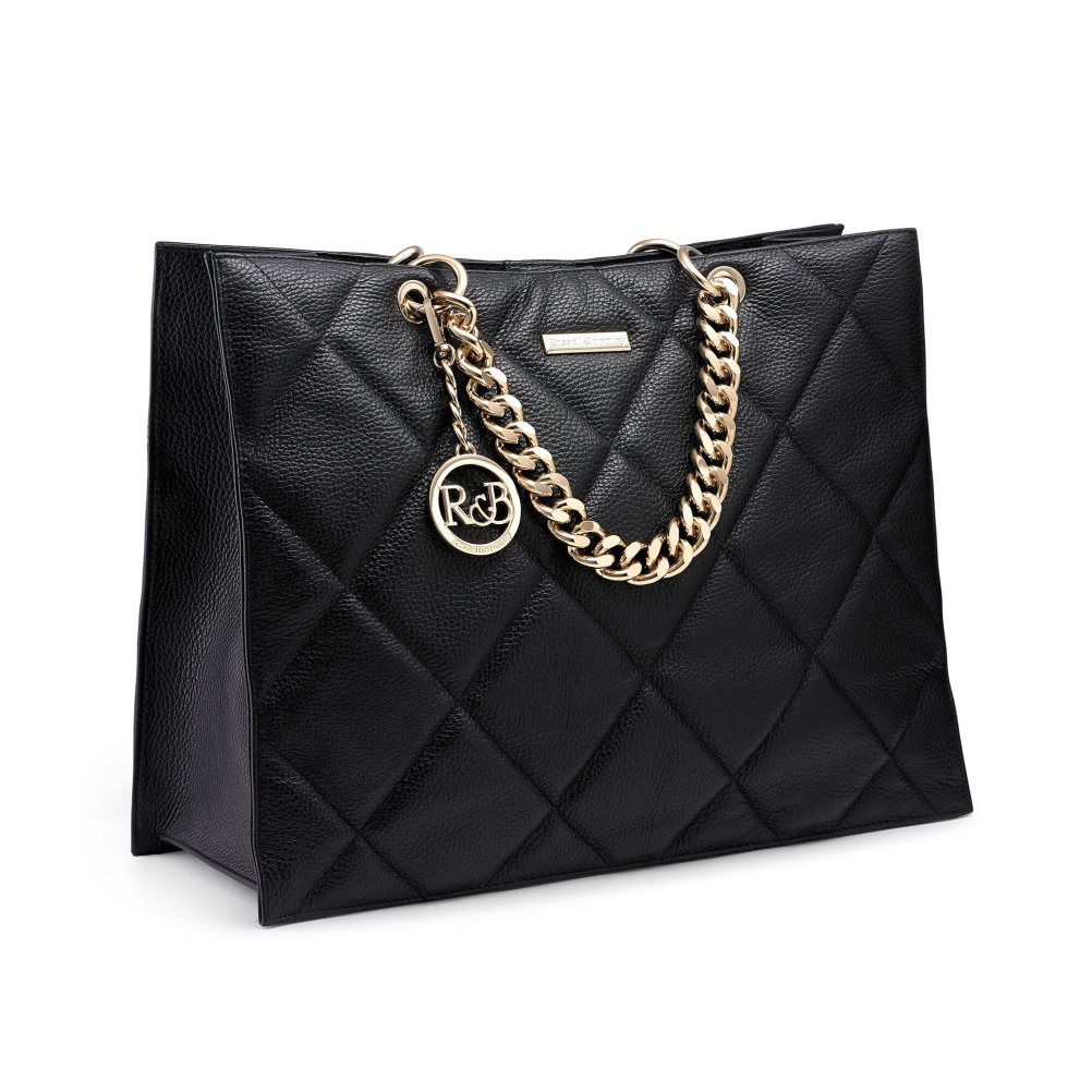 Női Russell And Bromley Quilt Tote Oversized Hordtáskák Fekete | 715098YXH