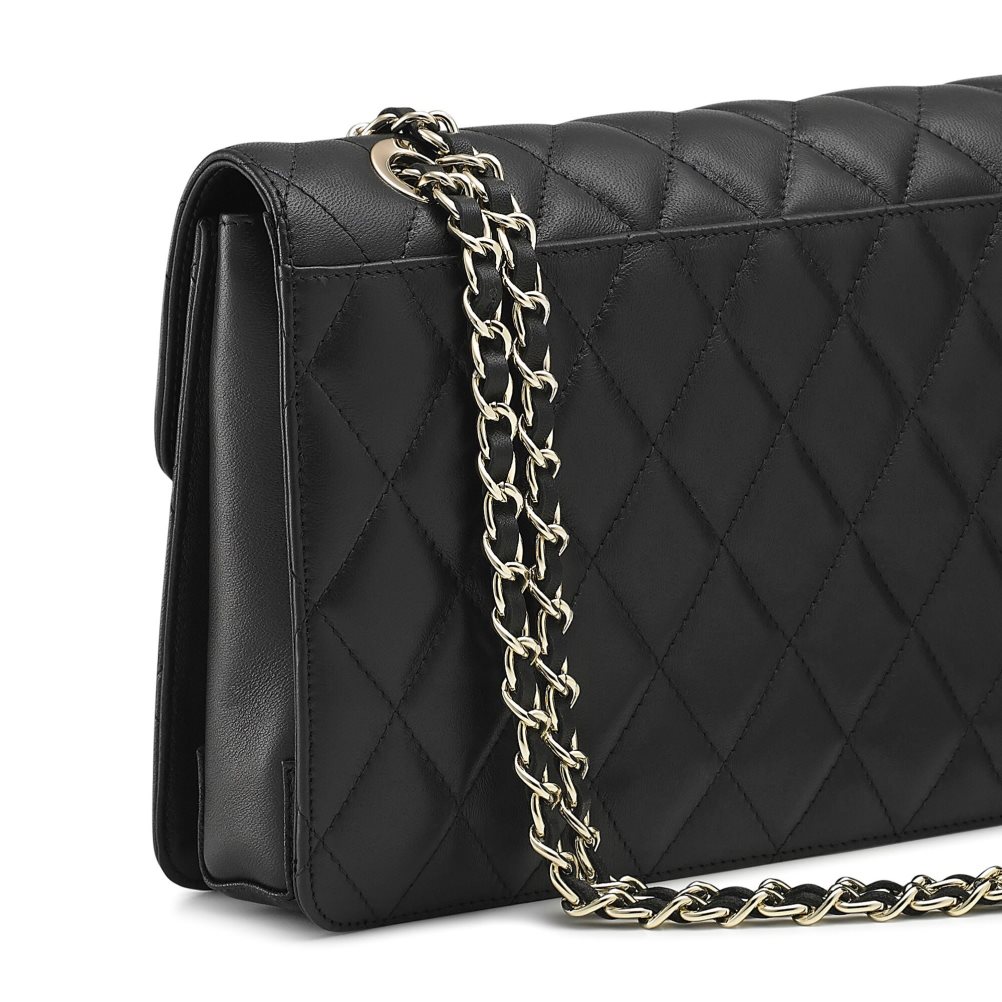 Női Russell And Bromley Quiltchain Large Chain Válltáskák Fekete | 912608SYH