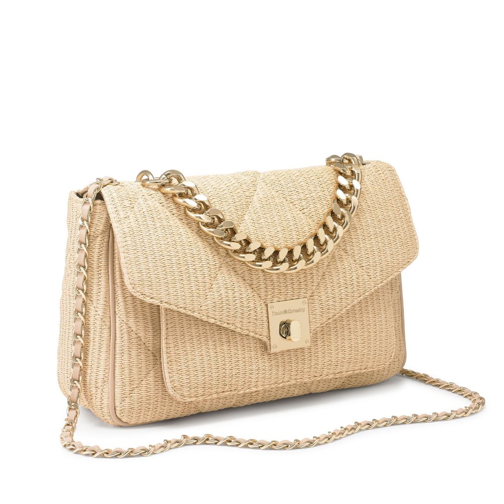 Női Russell And Bromley Quiltpuff Soft Quilted Crossbody Táska Bézs | 851072KOH