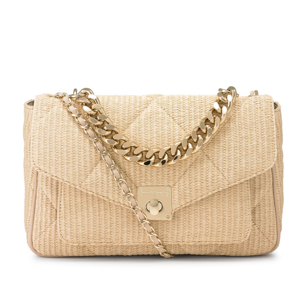 Női Russell And Bromley Quiltpuff Soft Quilted Crossbody Táska Bézs | 851072KOH