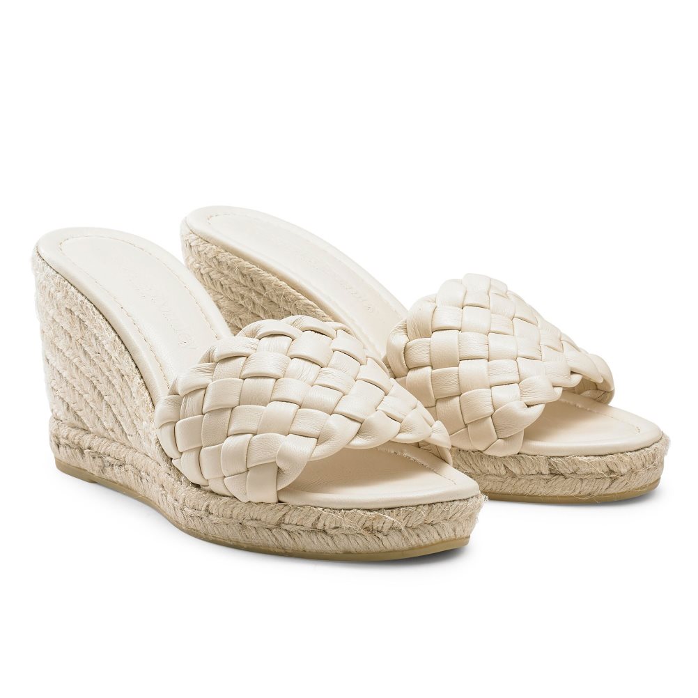 Női Russell And Bromley Rhapsody Plaited Espadrille Éktalpú Cipő Krém | 072481EDS