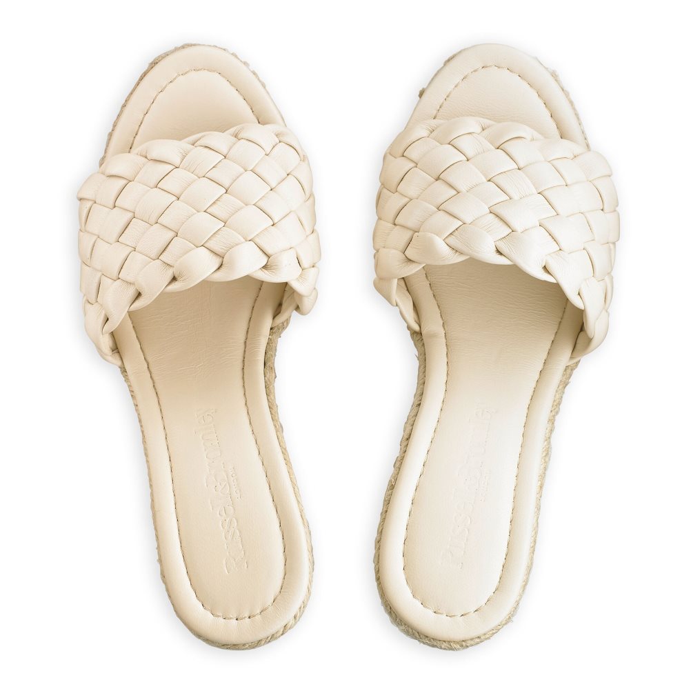 Női Russell And Bromley Rhapsody Plaited Espadrille Éktalpú Cipő Krém | 072481EDS