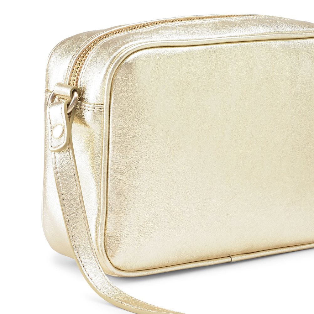 Női Russell And Bromley Rowan Camera Crossbody Táska Arany | 038612TLK