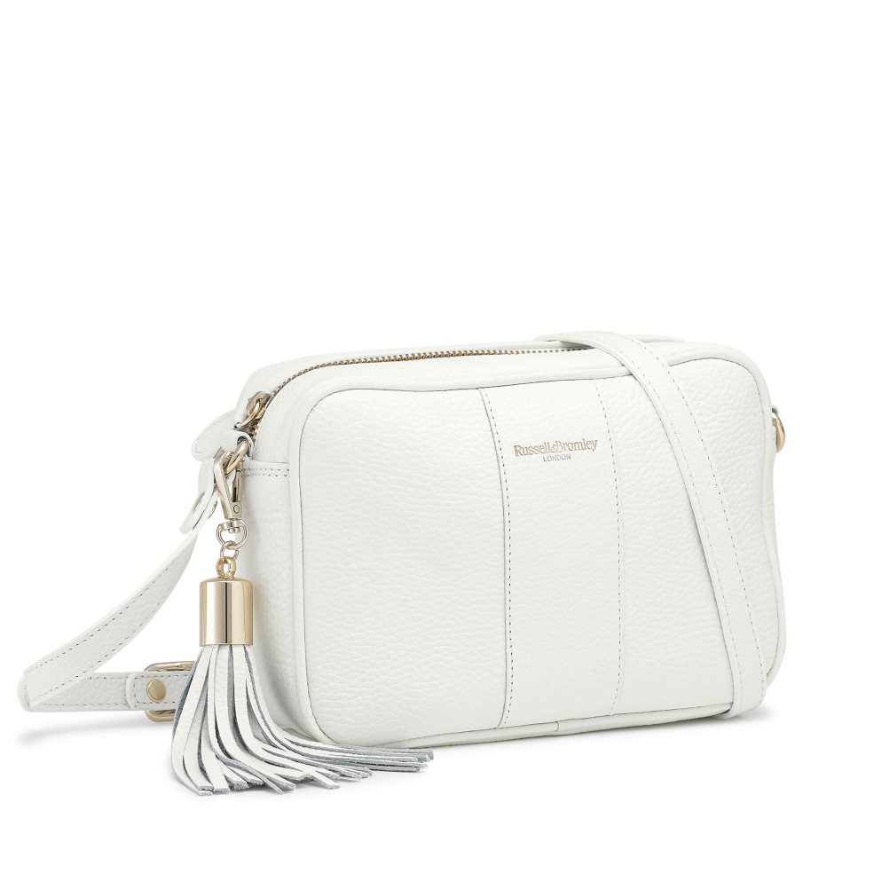 Női Russell And Bromley Rowan Camera Crossbody Táska Fehér | 731590AYP