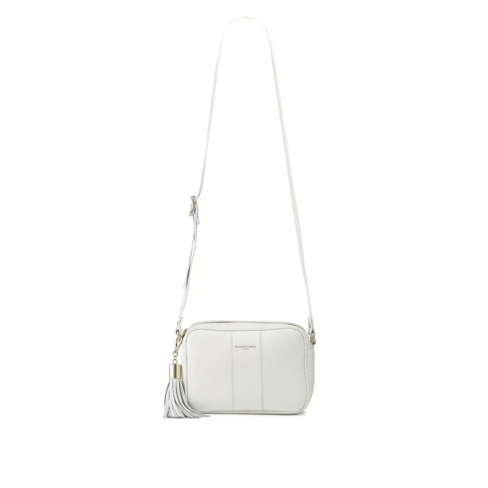 Női Russell And Bromley Rowan Camera Crossbody Táska Fehér | 731590AYP