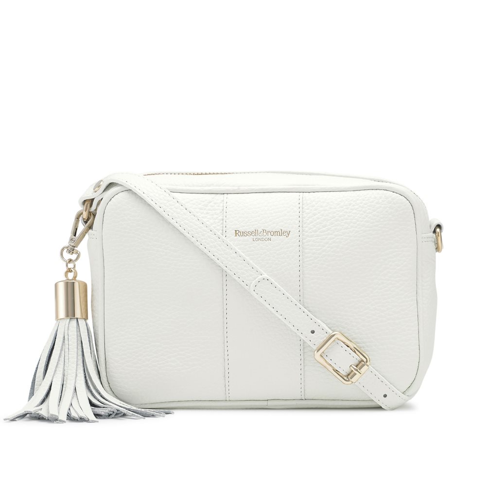 Női Russell And Bromley Rowan Camera Crossbody Táska Fehér | 731590AYP