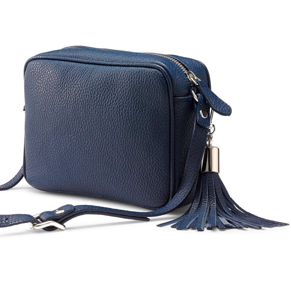 Női Russell And Bromley Rowan Camera Crossbody Táska Sötétkék | 947630CBA