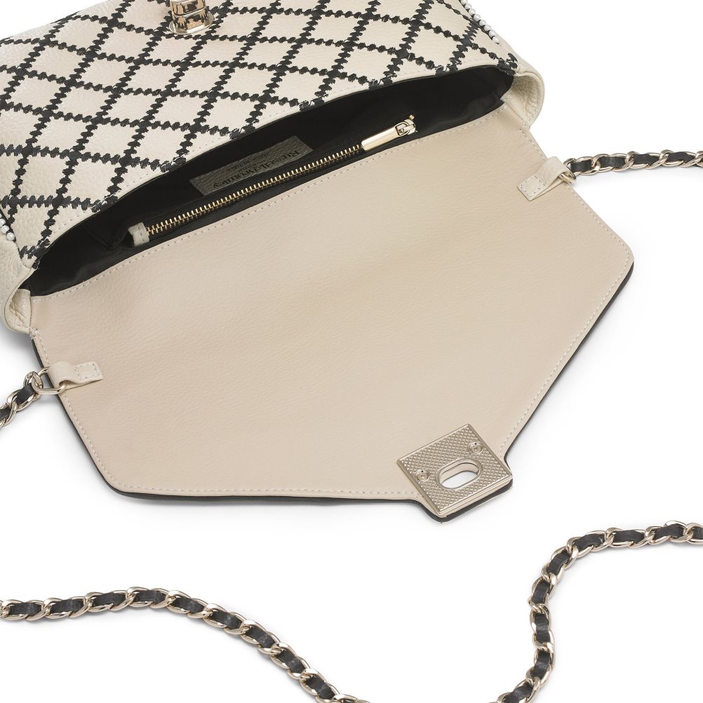 Női Russell And Bromley Seawalk Large Chain Crossbody Táska Bézs | 804293GTI