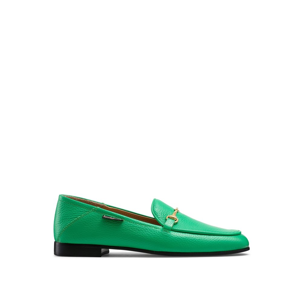 Női Russell And Bromley Snaffle Loafer Cipő Zöld | 981260NXG