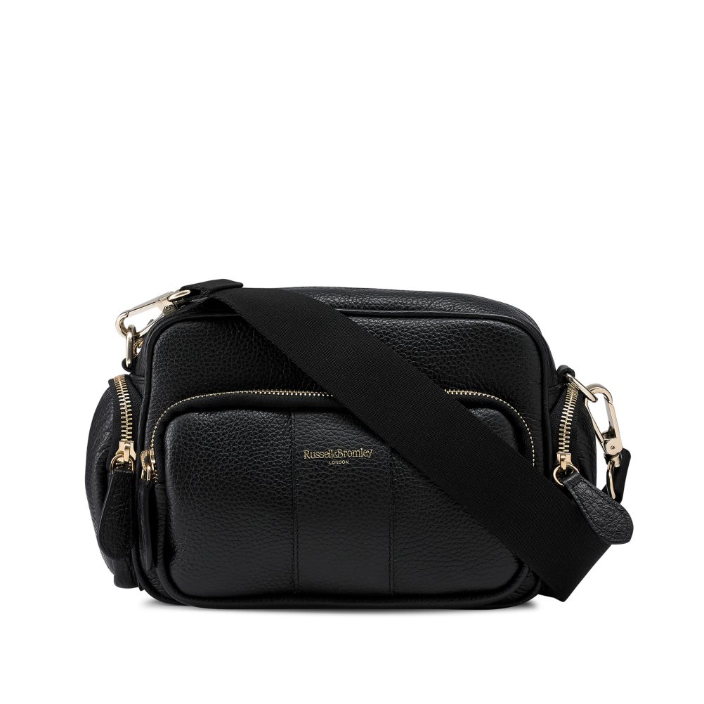 Női Russell And Bromley Snapshot Multi-pocket Crossbody Táska Fekete | 859172QRS