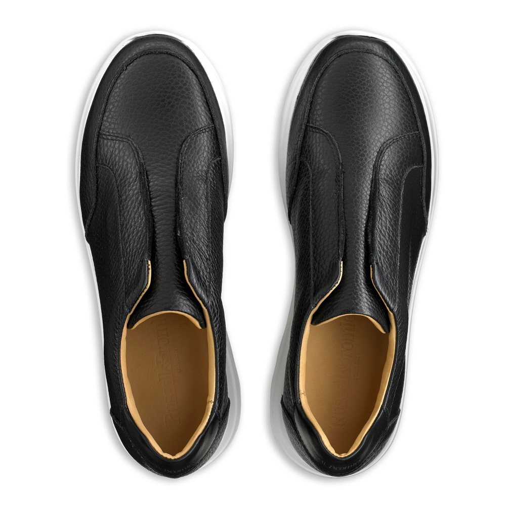 Női Russell And Bromley Speed Up Laceless Tornacipő Fekete | 125346EHO