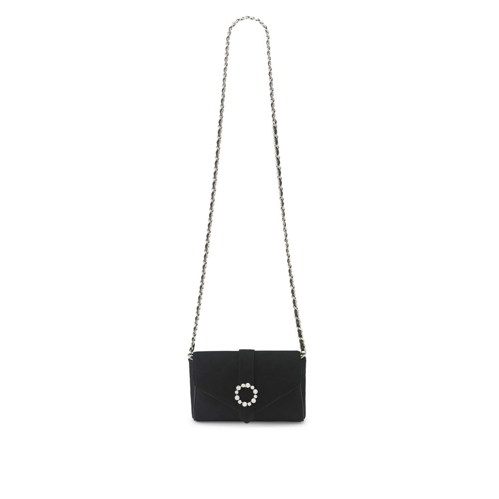 Női Russell And Bromley Strictly Jewel Csatos Chain Crossbody Táska Fekete | 487921JGX