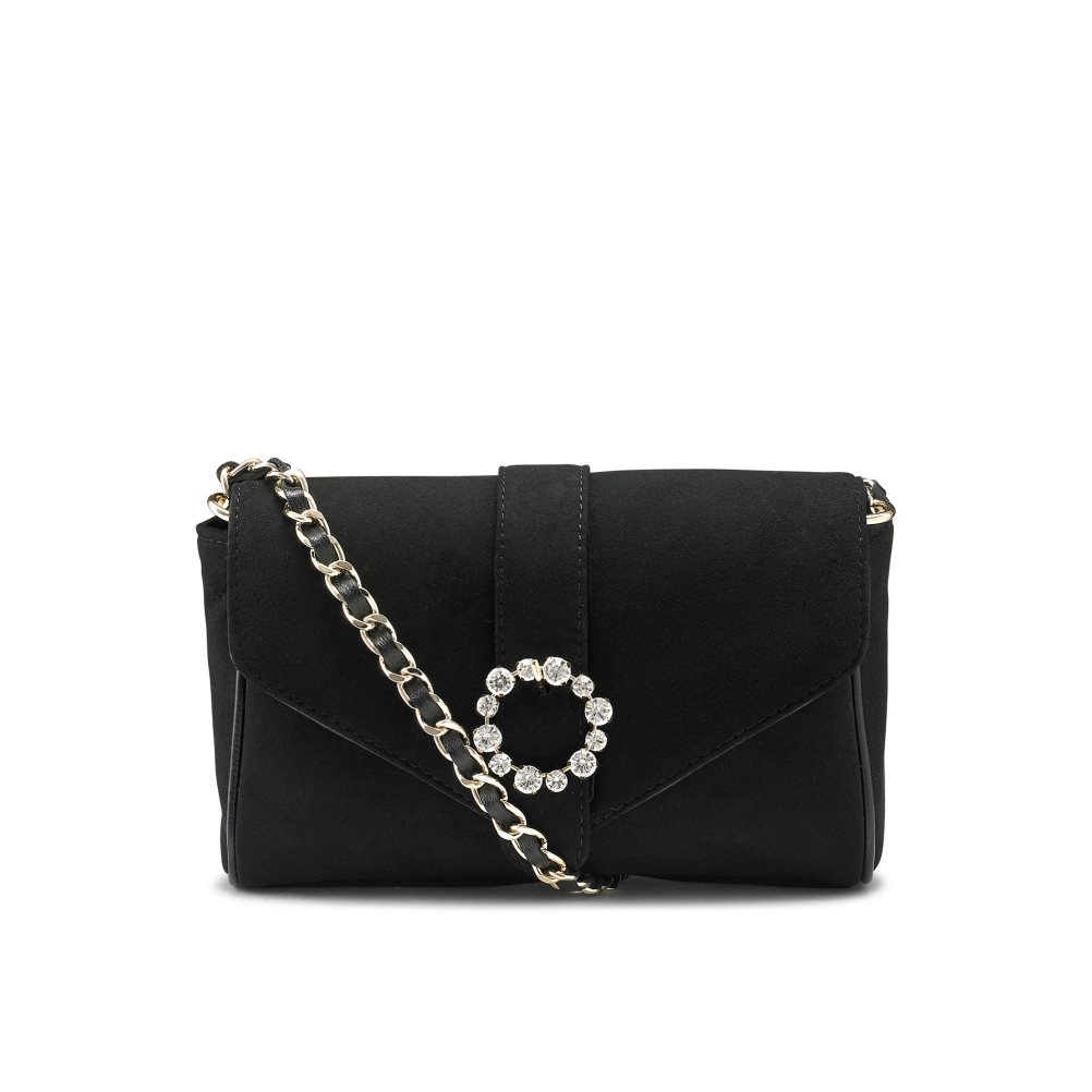 Női Russell And Bromley Strictly Jewel Csatos Chain Crossbody Táska Fekete | 487921JGX