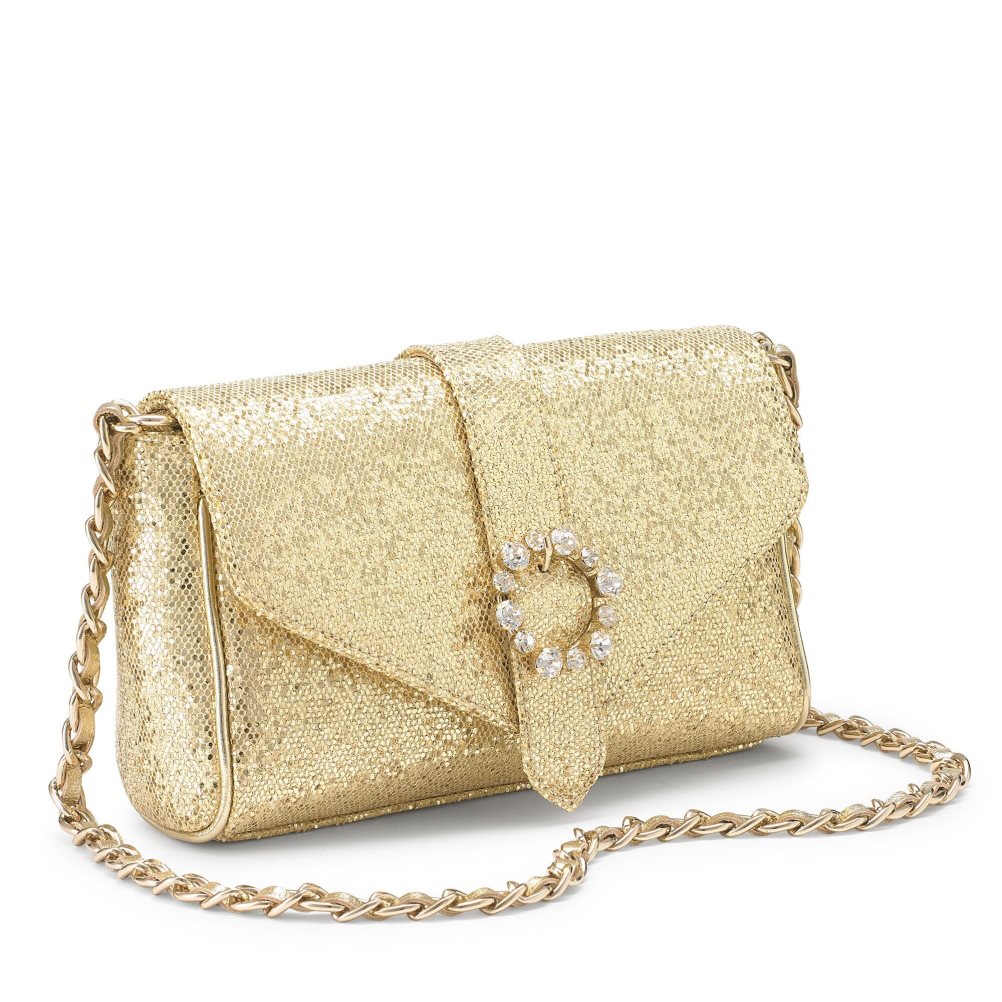 Női Russell And Bromley Strictly Jewel Csatos Chain Crossbody Táska Arany | 542789SAP