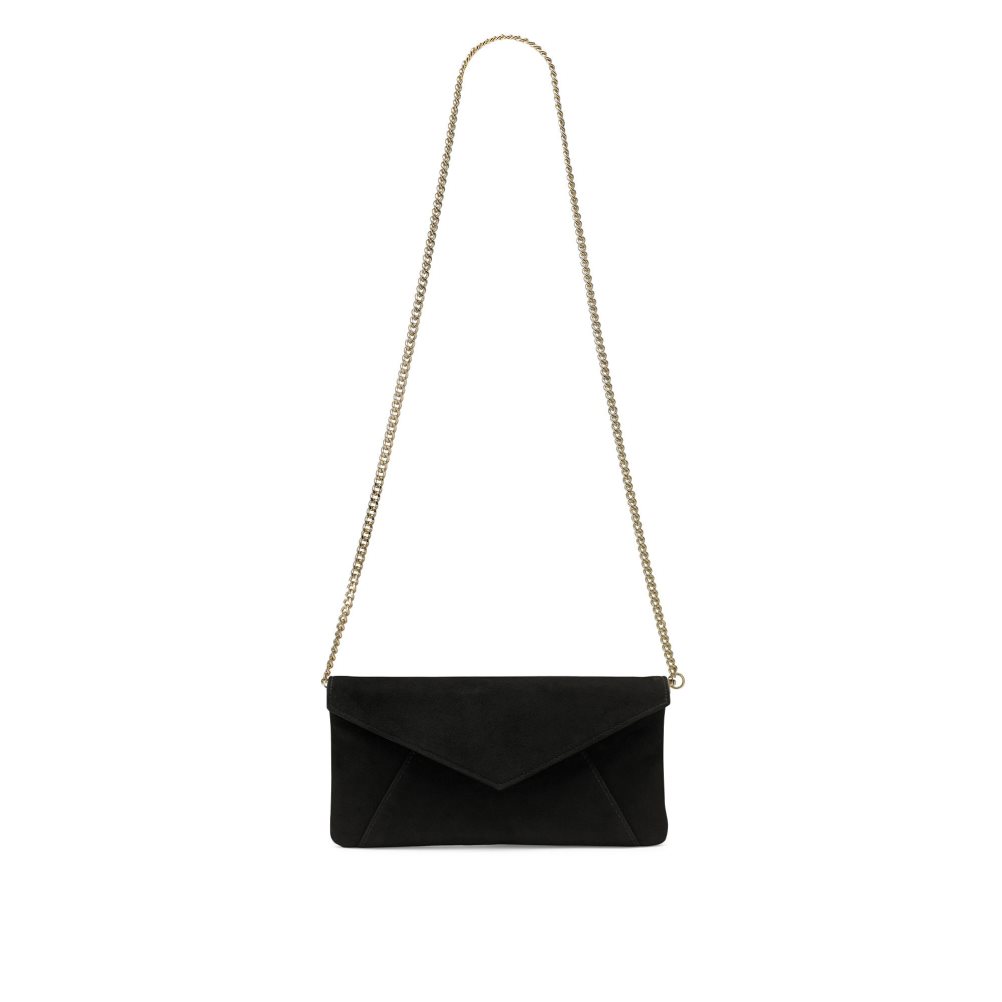 Női Russell And Bromley Topform Envelope Clutch Táska Fekete | 123690KSF